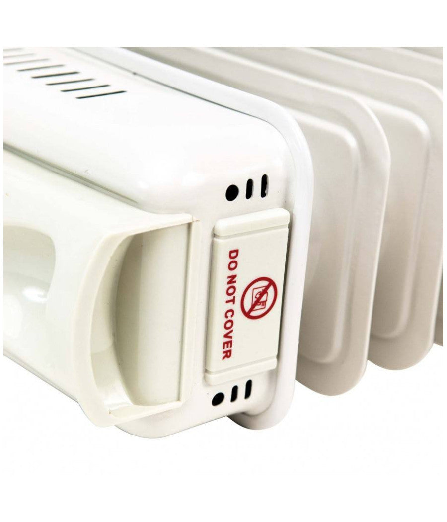 Radiatore Elettrico Ad Olio 9 Elementi Con Rotelle Da 2000w Basso Consumo Stufa         