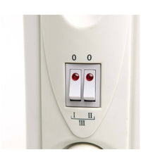 Radiatore Elettrico Ad Olio 9 Elementi Con Rotelle Da 2000w Basso Consumo Stufa         