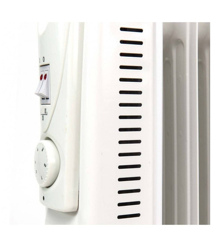 Radiatore Elettrico Ad Olio 9 Elementi Con Rotelle Da 2000w Basso Consumo Stufa         