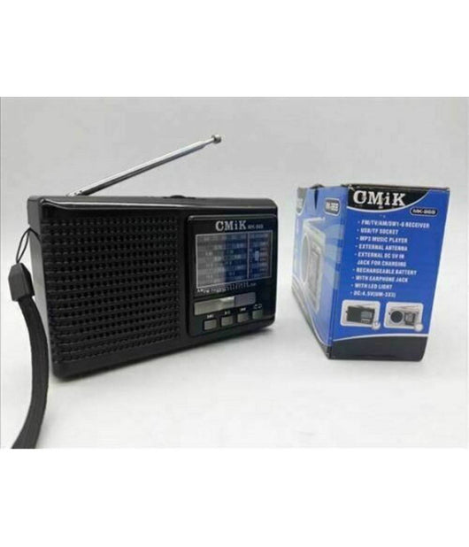 Radio Cmik Mk-978 Fm Altoparlante Portatile Audio Scan Automatico 87-108mhz         