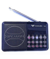 Radio Fm 32a Lettore Musicale Player Portatile Microsd Mmc Usb Aux         