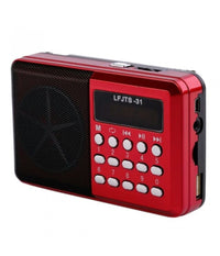 Radio Lettore Mp3 Mini Speaker Portatile Con Flash Driver Tf Card Display Led         