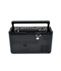 Radio Portatile A Batteria Usb Sveglia Q-fm40 Altoparlante Bluetooth Con Torcia         