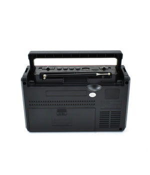 Radio Portatile A Batteria Usb Sveglia Q-fm40 Altoparlante Bluetooth Con Torcia         