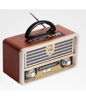 Radio Portatile Musica Sveglia Design Retro Stile Usa Vintage Usb Fm/am Q-yx2022         