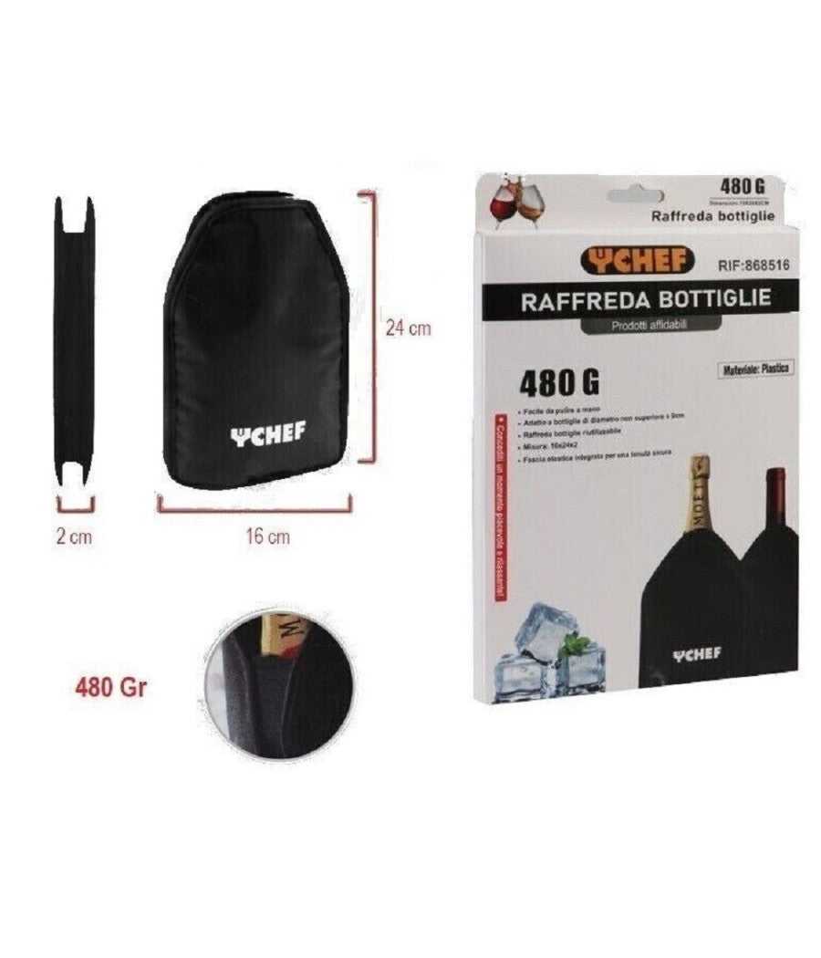 Raffredda Bottiglie Vino Spumante Refrigera Prosecco Tavolo Borsa Termica 868516         