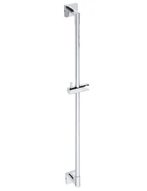 Asta doccia BETA in ottone cromato con porta doccia 90cmx 9cm x 11cm