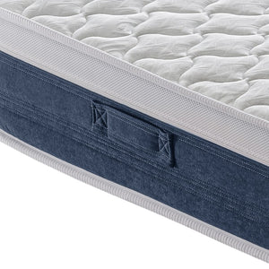 Materasso Piazza e Mezza 140x200 BlueLatex Ortopedico - Alto 23 cm - Alta Densità - Rigidità H3 - Reversibile