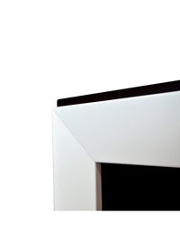 Caminetto a Bioetanolo Frame 1200 SimpleFire da incasso Bianco con Vetro