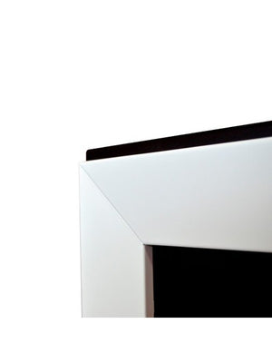 Caminetto a Bioetanolo Frame 1200 SimpleFire da incasso Bianco con Vetro