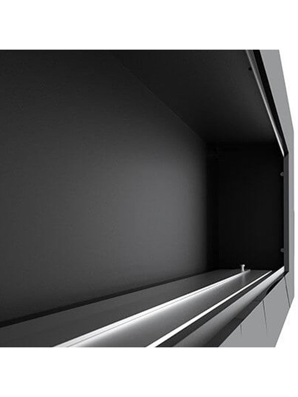 Caminetto a Bioetanolo Frame 1200 SimpleFire da incasso con Vetro Nero