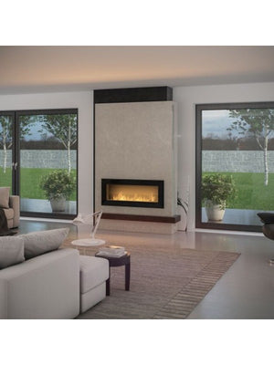 Caminetto a Bioetanolo Frame 1200 SimpleFire da incasso con Vetro Nero