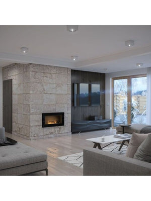 Caminetto a Bioetanolo Frame 1200 SimpleFire da incasso con Vetro Nero