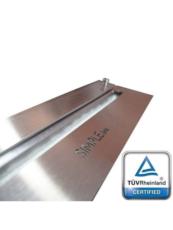 RAME 180 - Biocamino Da Incasso Camino A Bioetanolo Da Parete, colori vari colore Bianco - con Vetro