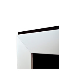 RAME 180 - Biocamino Da Incasso Camino A Bioetanolo Da Parete, colori vari colore Bianco - con Vetro