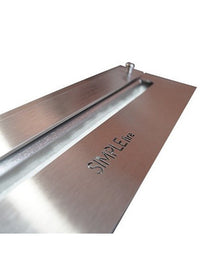 RAME 600 - Biocamino da incasso nero con vetro protettivo Camino a bioetanolo da parete