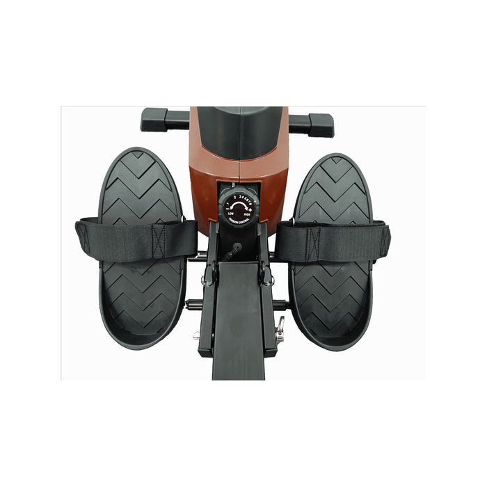 Vogatore per esercizi con trazione centrale - O'Fitness - Contatore a 5 funzioni - Ruota magnetica: 5 Kg