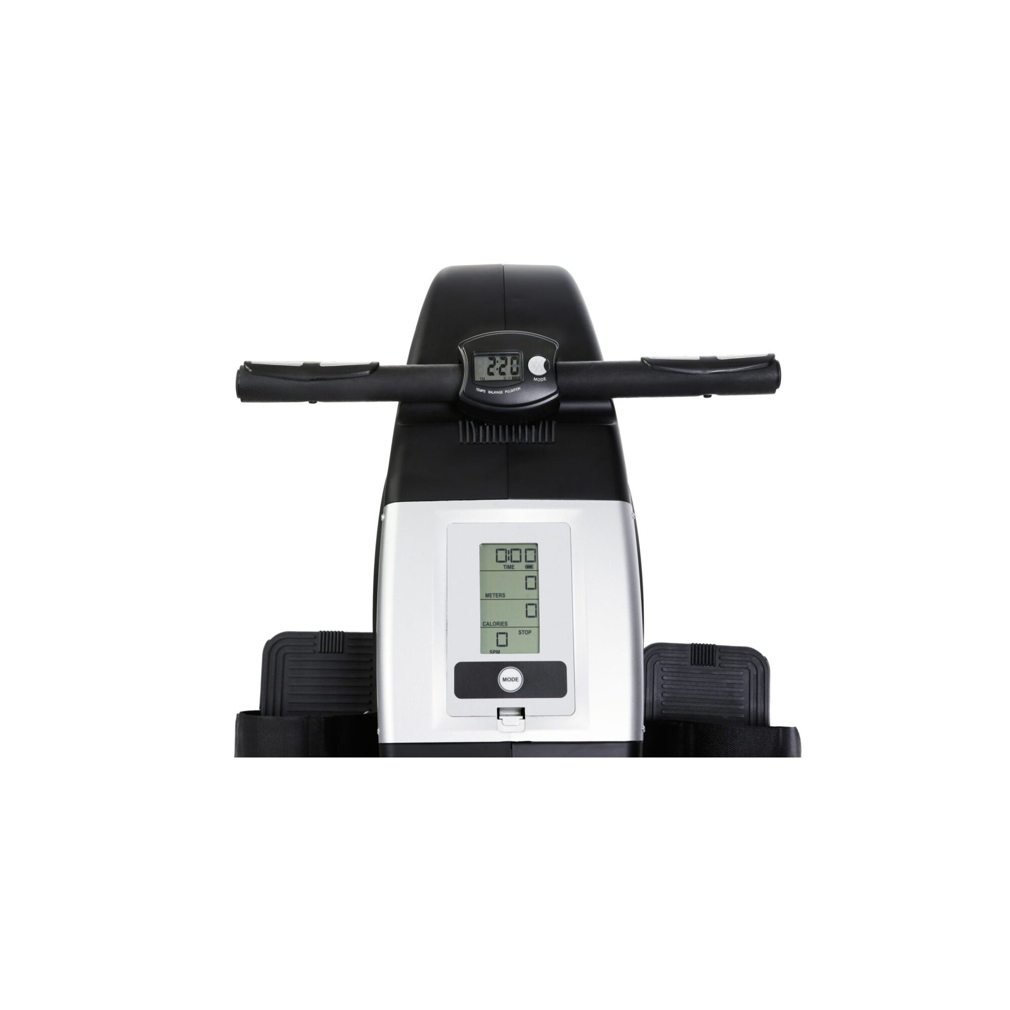 Vogatore per esercizi con trazione centrale - O'Fitness - Contatore a 5 funzioni - Ruota magnetica: 5 Kg