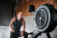 Vogatore Air Fitness - Half Human - Schermo LCD con 8 programmi - Casa/Appartamento - Connessione Bluetooth / App