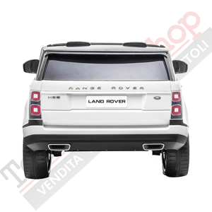 Auto Elettrica Per Bambini Land Rover Range Rover Full Optional -Bianco