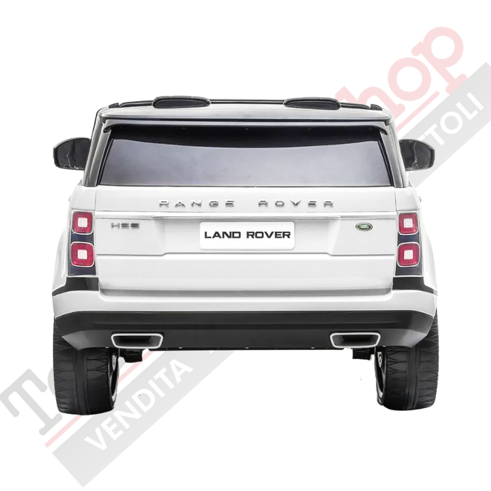 Auto Elettrica Per Bambini Land Rover Range Rover Full Optional -Bianco