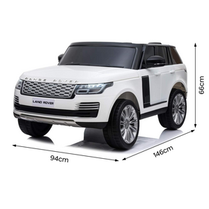 Auto Elettrica Per Bambini Land Rover Range Rover Full Optional -Bianco