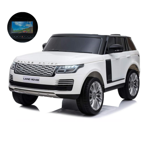 Auto Elettrica Per Bambini Land Rover Range Rover Full Optional -Bianco