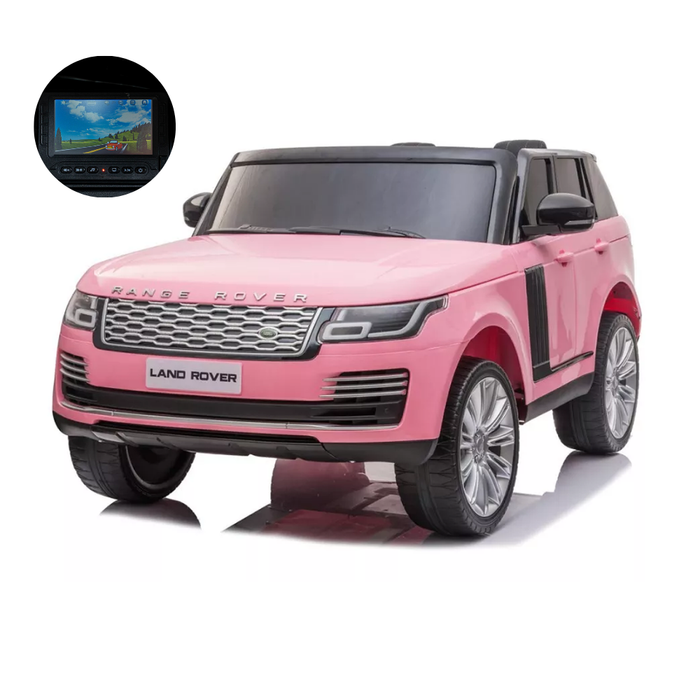Auto Elettrica Per Bambini Land Rover Range Rover Full Optional-Rosa