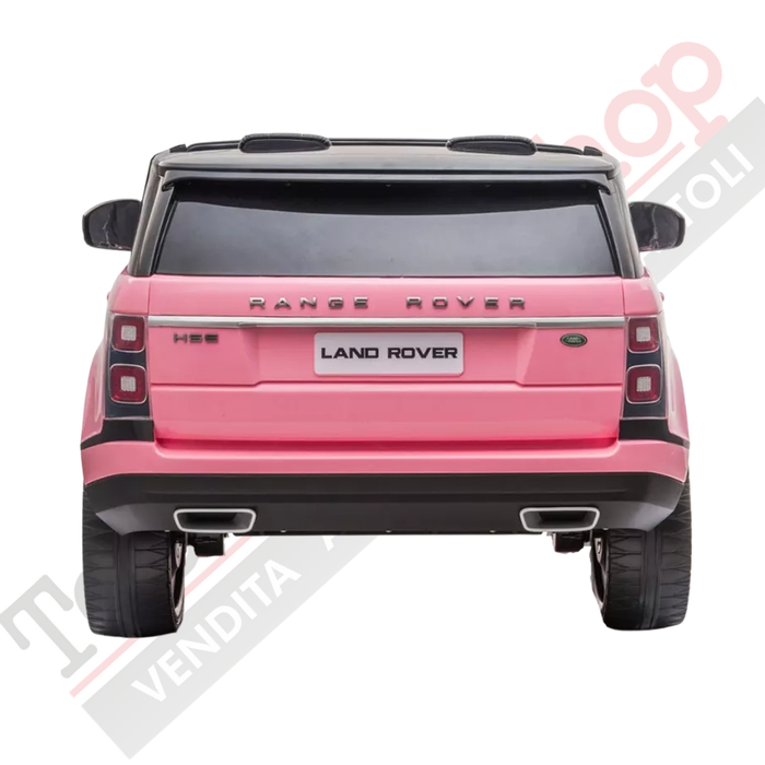 Auto Elettrica Per Bambini Land Rover Range Rover Full Optional-Rosa