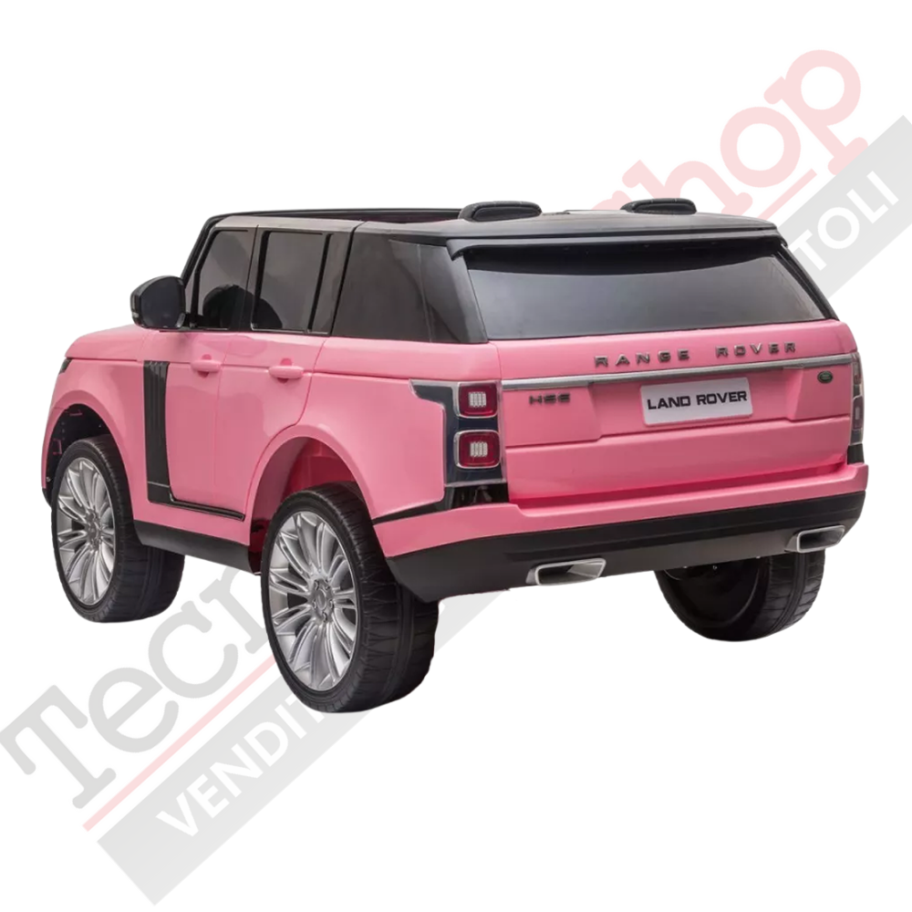Auto Elettrica Per Bambini Land Rover Range Rover Full Optional-Rosa