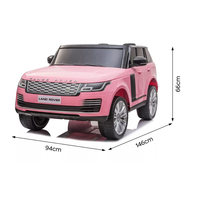 Auto Elettrica Per Bambini Land Rover Range Rover Full Optional-Rosa