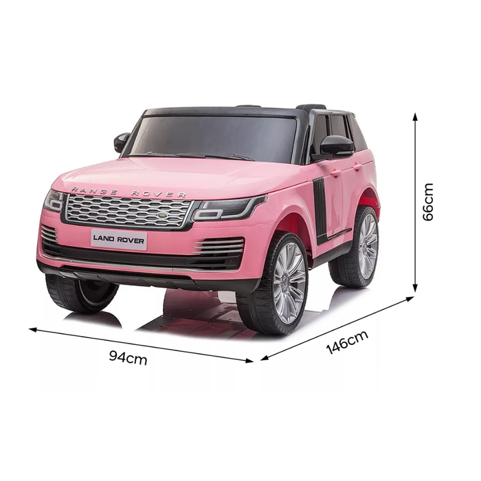 Auto Elettrica Per Bambini Land Rover Range Rover Full Optional-Rosa