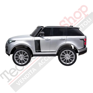 Auto Elettrica Per Bambini Land Rover Range Rover Full Optional MP4 - Verniciato -Grigio