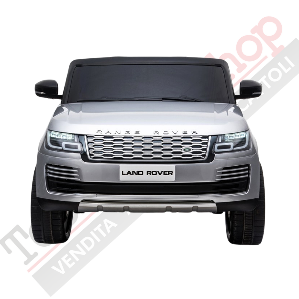 Auto Elettrica Per Bambini Land Rover Range Rover Full Optional MP4 - Verniciato -Grigio