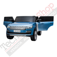 Auto Elettrica Per Bambini Land Rover Range Rover Full Optional MP4 -  Verniciato Blu