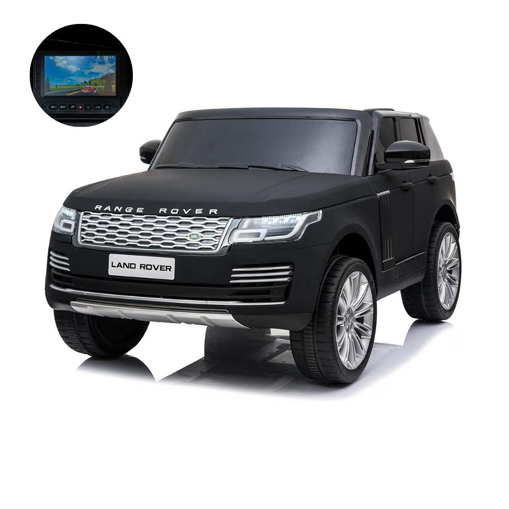 Auto Elettrica Per Bambini Land Rover Range Rover Full Optional MP4 - Verniciato Nero