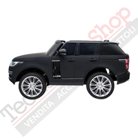 Auto Elettrica Per Bambini Land Rover Range Rover Full Optional MP4 - Verniciato Nero