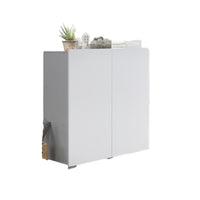 Mobile a doppie porte TINY – 100x120 cm – Colore bianco – Design moderno