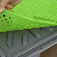 Toilette per Cani con Prato Finto, Erba di Ricambio e Vassoio Inferiore, 67x41cm