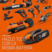 Rasaerba Batteria 2 X 20V/4,0 Ah Lithio Caricabatteria Doppio Rapido Worx Wg779E.1