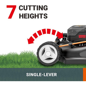 Rasaerba Nitro Batteria 40V Mulching Semovente Brushless Caricabatteria Doppio Rapido Worx Wg749E