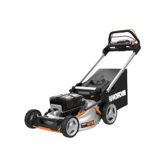 Rasaerba Nitro Batteria 80V Mulching Semovente Brushless 4 Batterie 20V/4Ah Caricabatteria 4 Postazioni Rapido Worx Wg761E