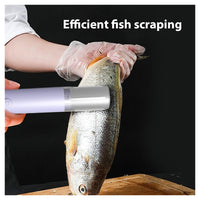 Trade Shop - Raschietto Disincrostante Elettrico Per Squame Pesce Strumento Per Raschiare Portatile -