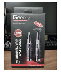 Rasoio 2 In 1 Rifinitore Per Naso Capelli Basette Orecchie Ricaricabile Gm-3130         