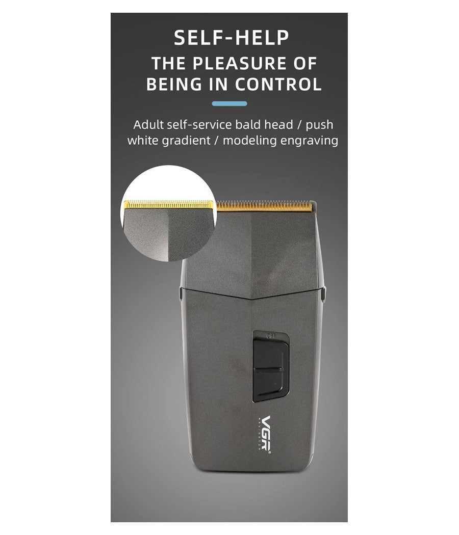 Rasoio 2in1 Tagliacapelli A Batteria Ricaricabile Senza Fili Per Barba Usb V-086         