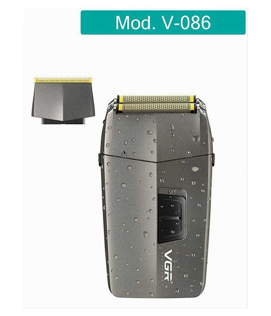 Rasoio 2in1 Tagliacapelli A Batteria Ricaricabile Senza Fili Per Barba Usb V-086         