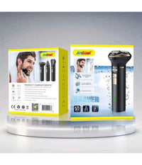 Rasoio 3in1 Clipper Rifinitore Peli Naso Barba Q-l8007 Batteria Ricaricabile Usb         