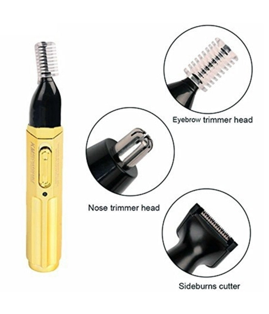 Rasoio 3in1 Uomo Donna Depilatore Rifinitura Capelli Barba Ricaricabile Viaggio         