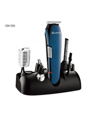 Rasoio 8in1 Gm596 Batteria Ricaricabile Trimmer Kit Cura Uomo Tagliacapelli Barba         