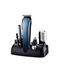 Rasoio 8in1 Gm596 Batteria Ricaricabile Trimmer Kit Cura Uomo Tagliacapelli Barba         